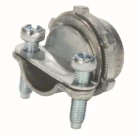 Conector de zinc para cable NM tipo abrazadera